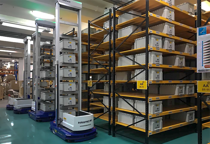 库宝A42D服务于香港跨境电商仓